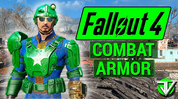 FALLOUT 4: How To Get FULL SET of COMBAT ARMOR! (Level 10 Early Game Locations)
