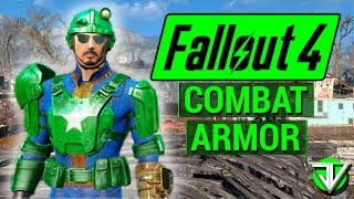 FALLOUT 4: How To Get FULL SET of COMBAT ARMOR! (Level 10 Early Game Locations)