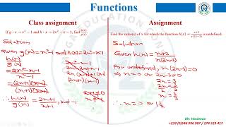 FUNCTIONS: Solution to Lesson 3 assignments