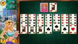 Tutorial Golf. App Platinum Solitaire 3. Aprenda as regras deste jogo de estratégia com cartas screenshot 5