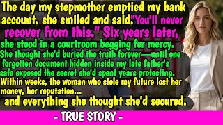 My Stepmom Took Every Penny I Had—So I Exposed Her Biggest Secret.... #familydrama 