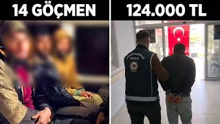 Minibüsle 14 göçmeni kaçıran organizatöre 124 bin TL trafik cezası kesildi