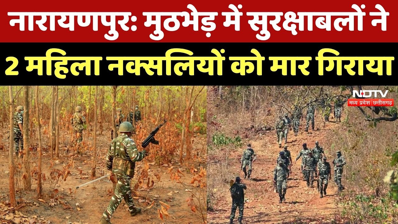Abujhmarh Naxal Encounter: Narayanpur में सुरक्षाबलों और नक्सलियों में ...