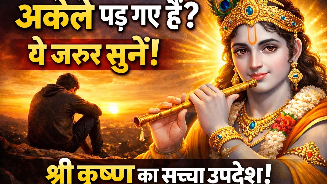 जब सब साथ 🤝 छोड़ दें तब क्या करें? | Krishna Updesh | Krishna Vani | Episode 2