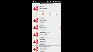 Emergency blood bank - App screenshot 5