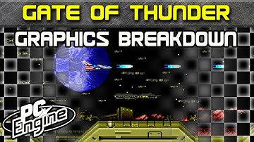 Gate of Thunder stage 1 | PC Engine Graphics Breakdown