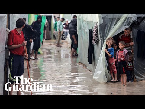 Parts of Gaza flooded after heavy rains, exacerbating humanitarian emergency