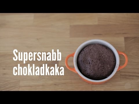 Video till Gör supersnabb chokladkaka i mikro
