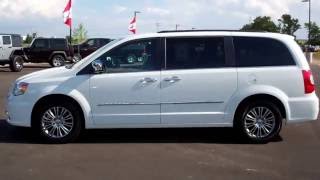 2014 CHRYSLER TOWN & COUNTRY TOURING L BRIGHT WHITE WALK AROUND REVIEW $22,999 SOLD! 6C92A SUMMIT