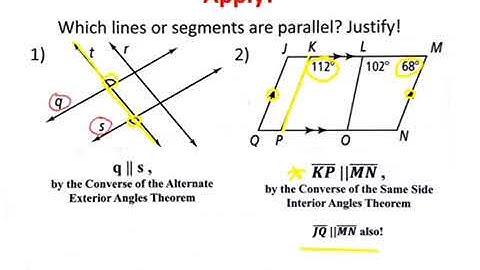 Geometry 3.3 Lesson Video - Proving Lines Parallel