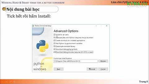 Python cơ bản | Bài 2: Tải và cài đặt python | Learn Everything