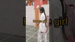 Self defense is very important for girls💯 plz watch till last #youtubeshorts #karate #viral #fight screenshot 1