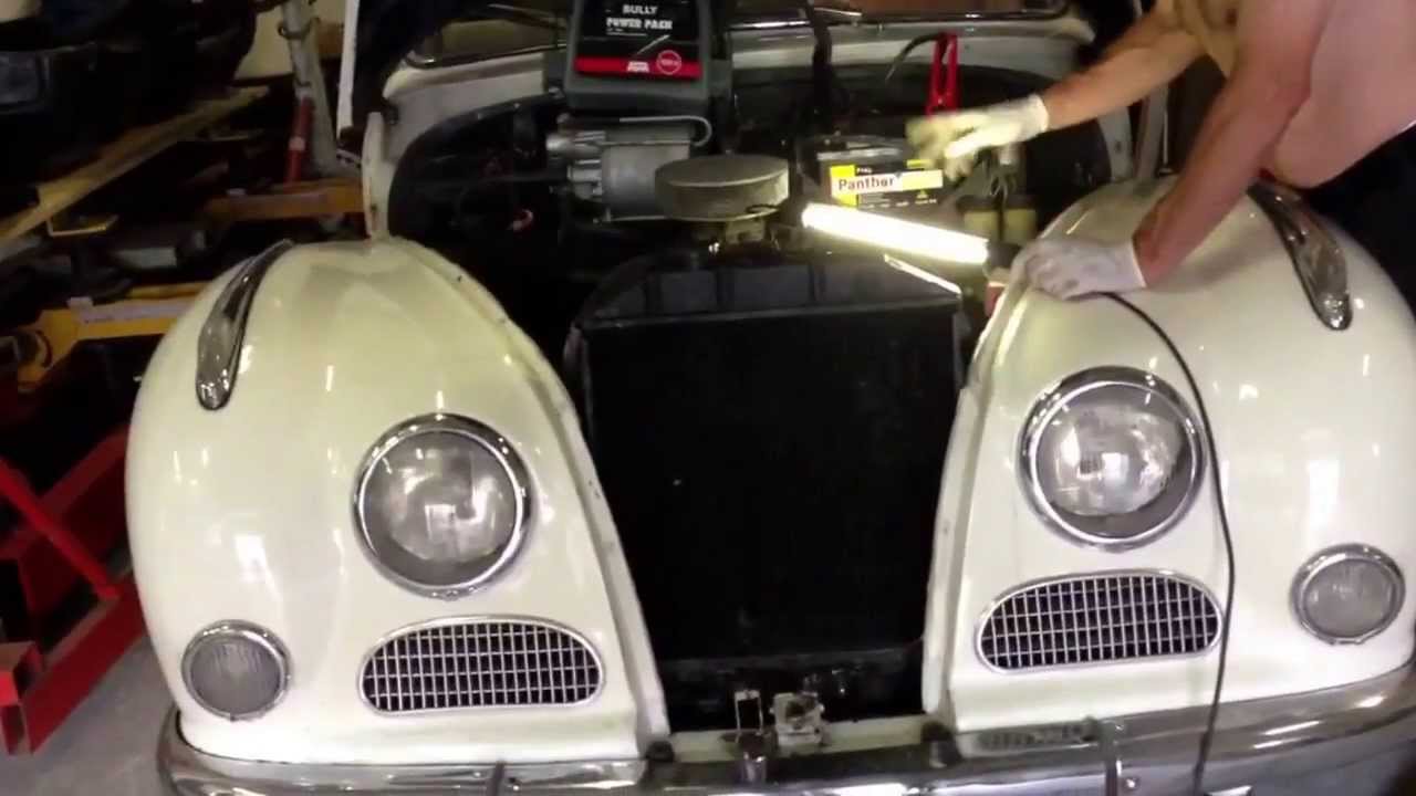 BMW 502 Baujahr 1961 Motorstart nach 23 Jahren