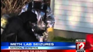 Indiana top state for meth lab seizures