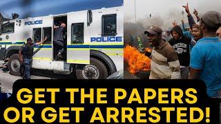 GET THE PAPERS OR GET ARRESTED! | 35 Illegal Immigrants  Shoprite & KFC SHUT DOWN in Massive Raid!