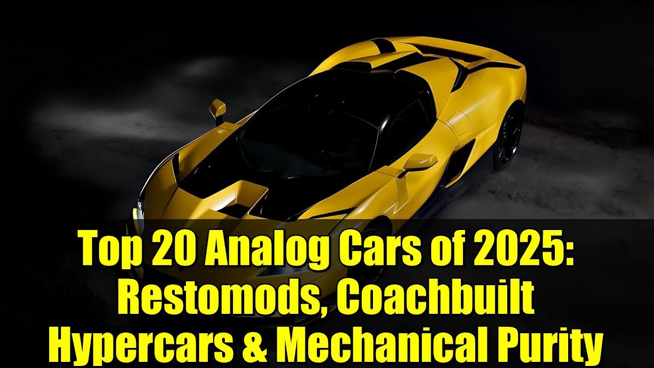 Top 20 Analog Cars of 2025: Restomods, Coachbuilt Hypercars & Mechanical Purity