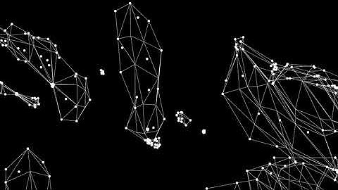 Stars Map | Audio reactive visuals | Made with Jitter  in Max Msp