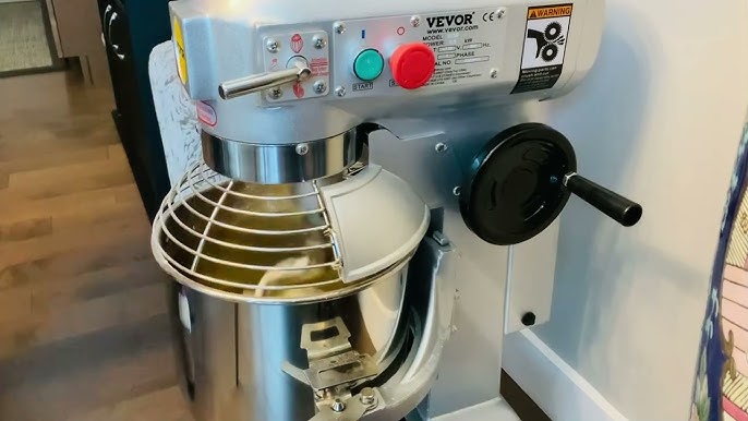 VEVOR Commercial Food Mixer Dough Food Mixer 15Qt 3 Speeds Pizza Bakery  600W