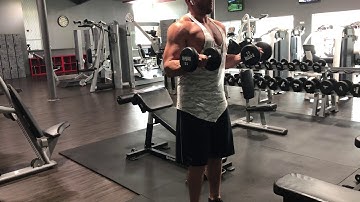 Dumbbell Curl Isometric Hold