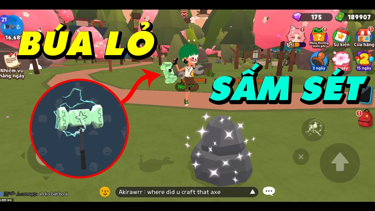 Play Together - BÚA SẤM SÉT đập đá lấp lánh liệu có LỎ? - YouTube
