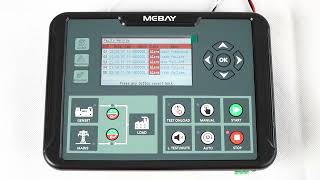 Mebay AMF Generator Controller DC92D view historical alarm records
