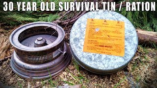 30 Year Old Survival Kit / Ration Tin: Unboxing & Tasting