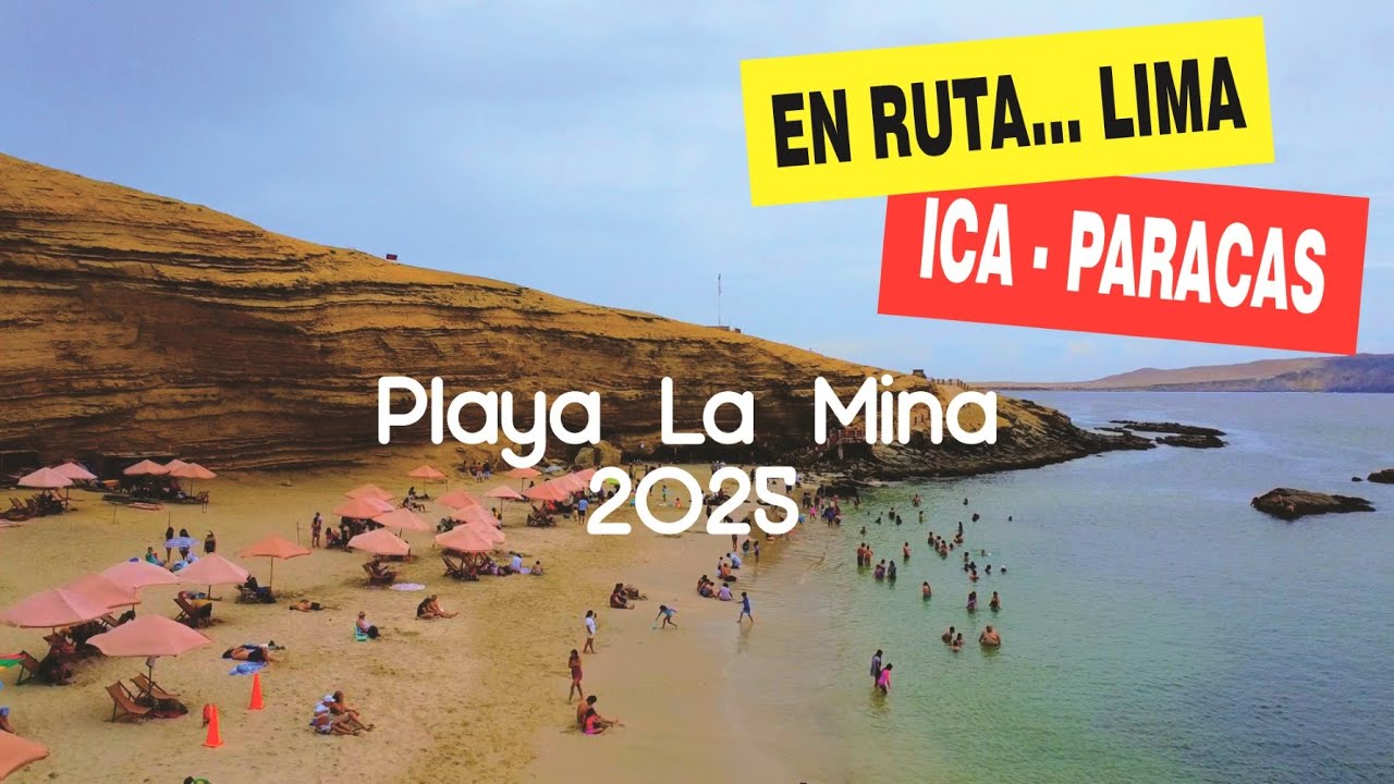 PLAYA LA MINA, Ruta a 4h de Lima #Paracas #Turismo #Viajes #Playas