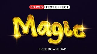 How to make 3D Text Effect | Graphics Design | Free Download | Page - 399