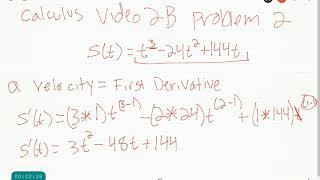 Jay Scacca Calculus I Assessment 2 Video 2B