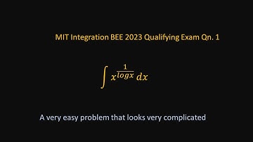 MIT 2023 Integration BEE Qualifying Exam Question 1