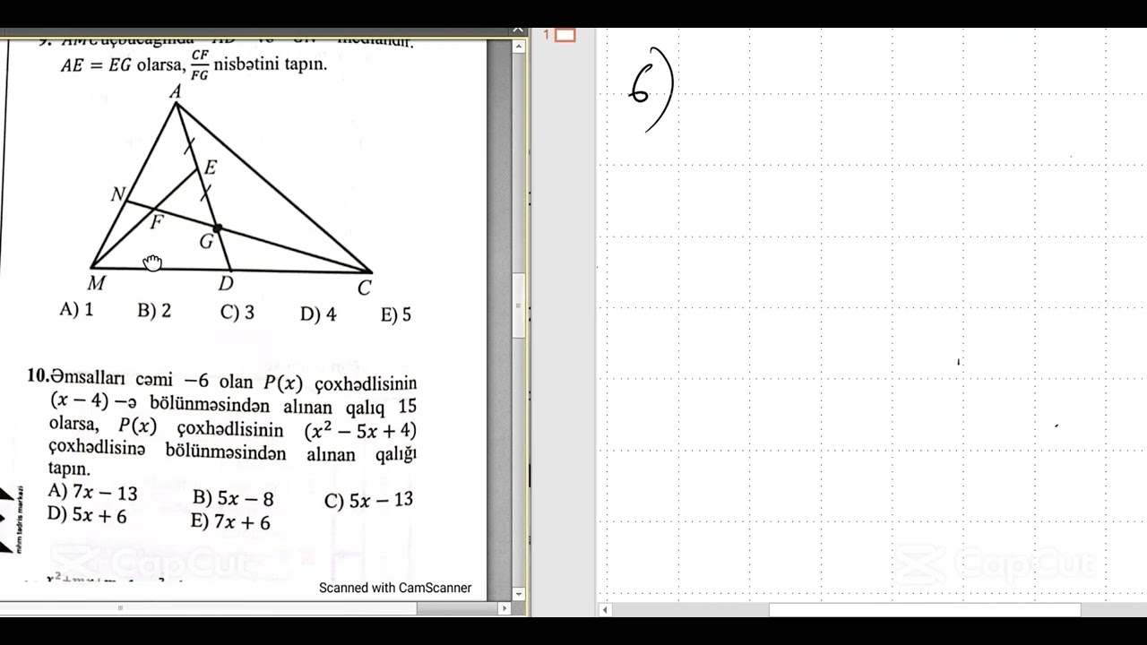 100 bal. Sınaq 2-nin izahı. Riyaziyyat ixtisası.MHM RİYAZİYYAT SINAQ İMTAHANLARI 2023