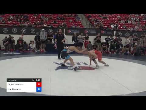 2024 U17 U.S. Open: Grey Burnett vs Alexander Pierce: 51 kg 3rd Place Bout @usawrestling