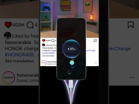 HONOR 400 Series We Charge Instantly In A Blink 