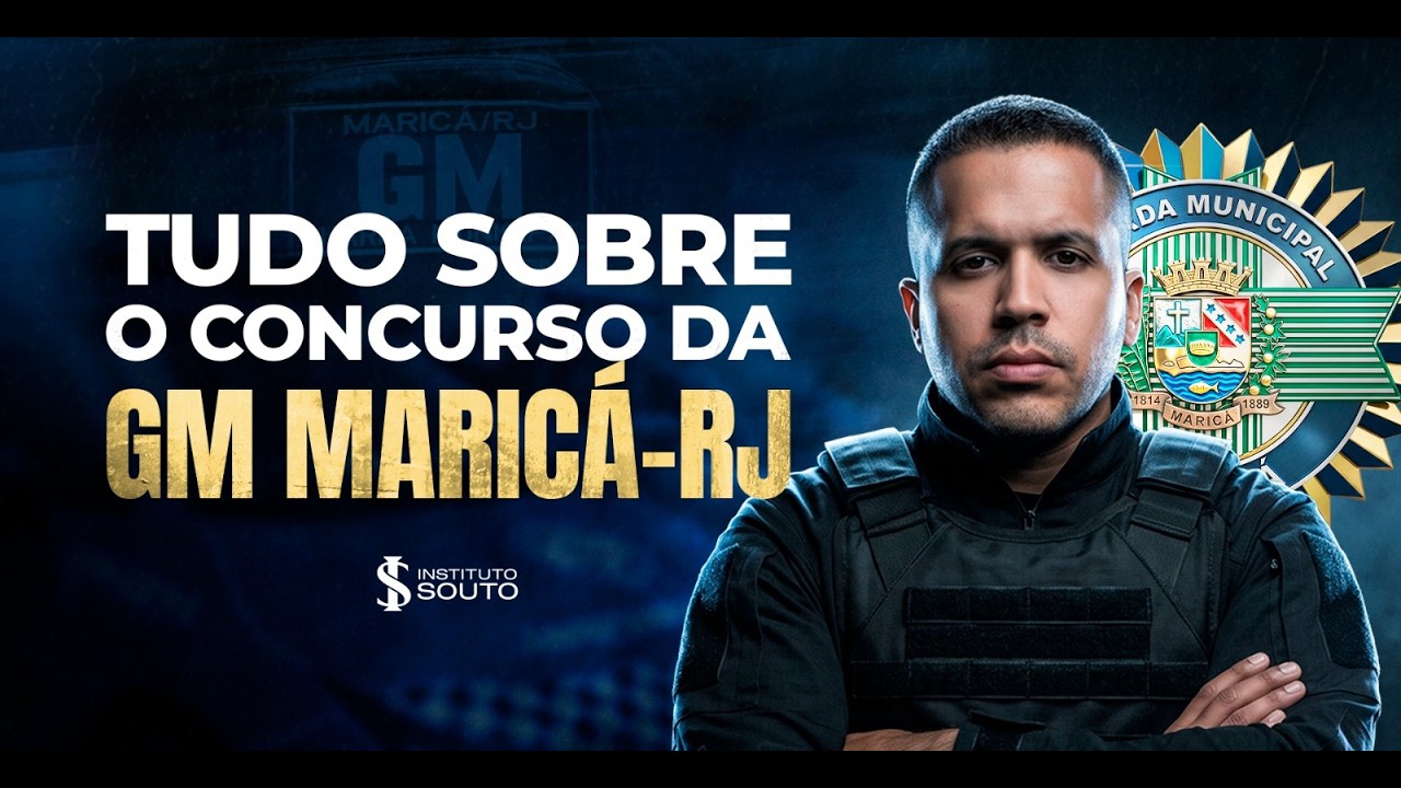 TUDO SOBRE O CONCURSO DA GM MARICÁ (Edital, Vagas e Salário) - Prof. Ismael Souto
