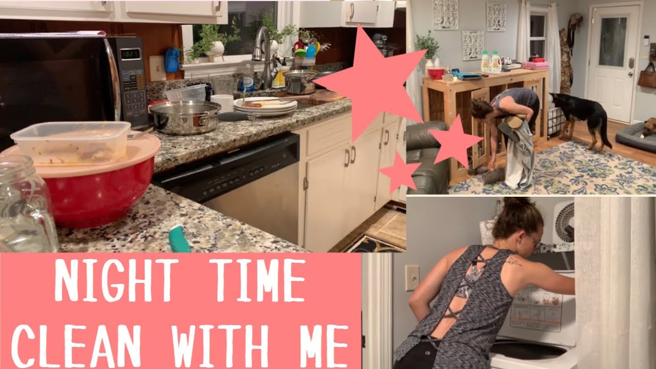 NIGHT TIME CLEAN WITH ME::CLEANING MOTIVATION