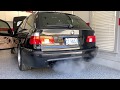 2003 BMW M5 (E39) Touring/Wagon: Cold Start, Dual Mode Exhaust Sounds at Idle and Revving