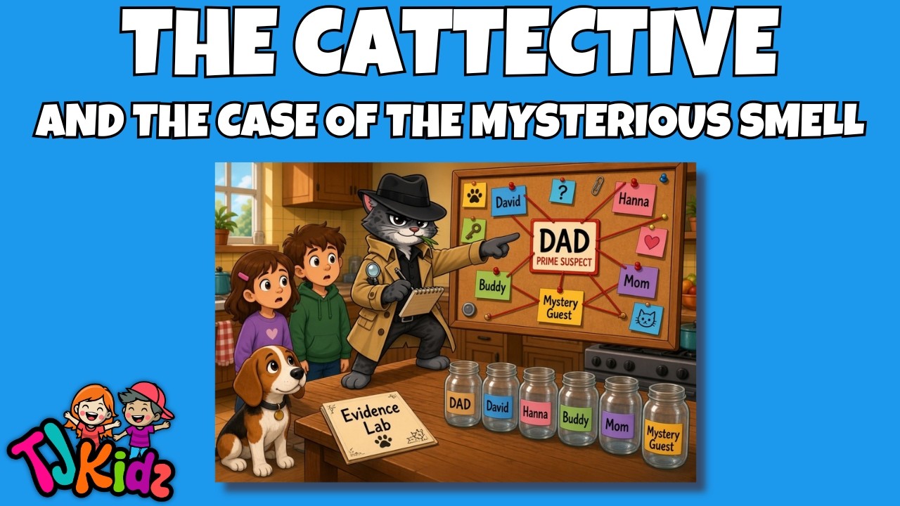The Cattective and the Case of the Mysterious Smell - Funny Mystery Story for Kids