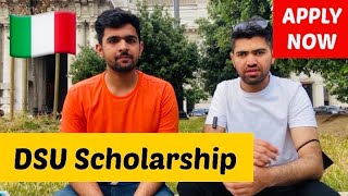 IMPORTANT | How and when to apply for DSU Scholarship |Requirements Documentation Italy Scholarship