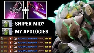 THIS IS HOW YOU DESTROY SNIPER MID IN 8K MMR - Khanda Tiny Dota 2