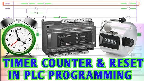 plc programming timer,counter and reset|plc programming training