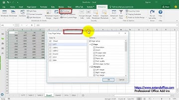 How to change orientation of worksheet or text in cells in Excel
