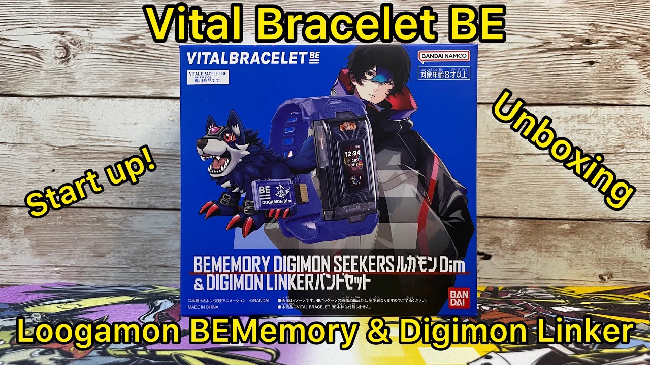 Loogamon BEMEMORY Digimon Linker Unboxing Vital Bracelet BE YouTube