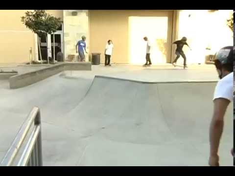 Cameron and Steve at Mariners Skate Park