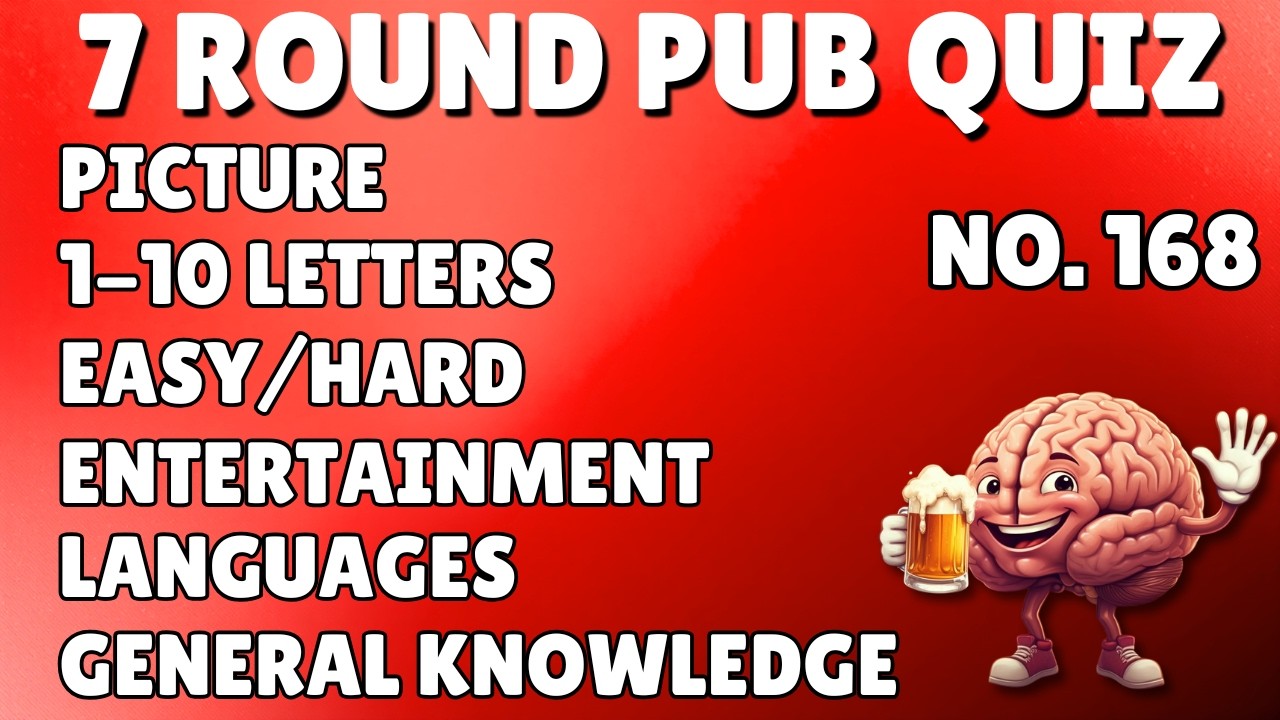 Pub Quiz: Family Pictures, 1-10 Letters, Easy/Hard, Entertainment, Languages General Knowledge No168
