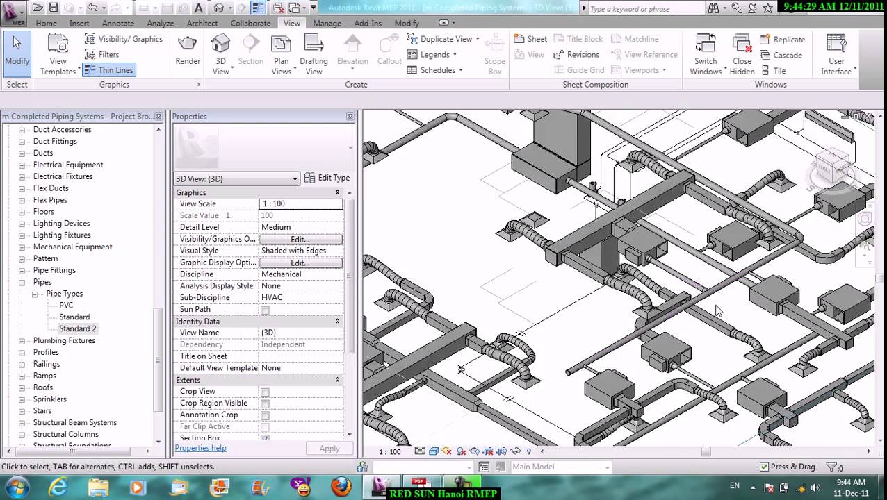 Hướng dẫn học Revit MEP Tập 17 - YouTube