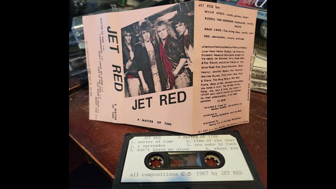 ミュージシャン CDL  Wash L/S Ted Jet Red- A Matter of Time Demo 1987 w/Willie Hines Brad Lang (from