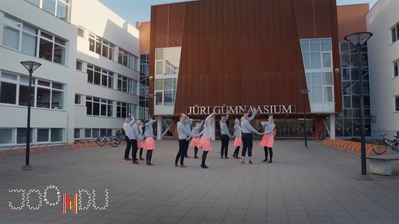 Rahvusvaheline tantsupäev 2023 Joondu rahvatantsijad - Kiigadi-kaagadi läbi koolimaja