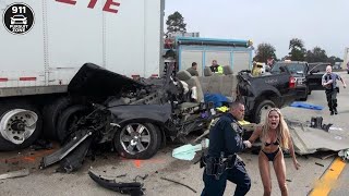 MOST BRUTAL High-Speed Police Chases Caught on Dashcam You Wouldn't Believe if Not Filmed #70