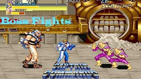 Captain Commando (Arcade Game) All Boss Fights [HD]