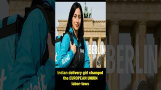EU laws changed by Indian student शिवानी #shorts #india #zomato #wolt #FoodDelivery #ShivaniSharma